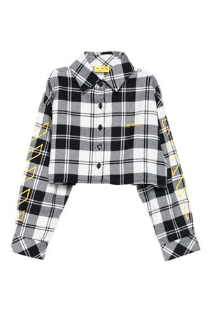 camicia in cotone nero OFF WHITE KIDS | OGGA01CF25FAB0011018